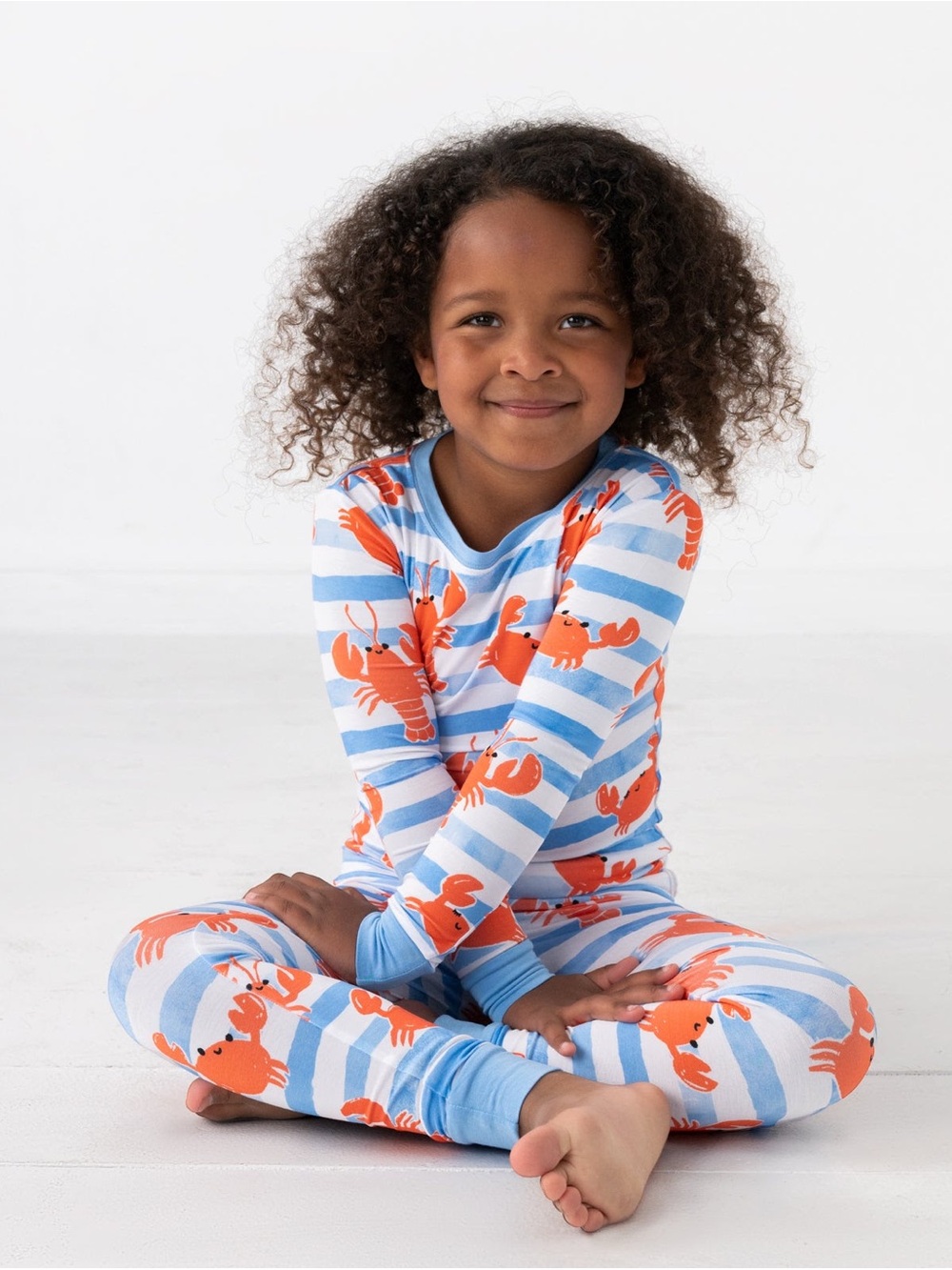 Little Sleepies Crustacean Crew Two-Piece Pajama Set, Size 2T